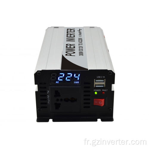 Afficher la batterie 300W Onduleur 12V à 110 V / 220V